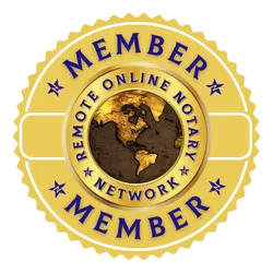 Remote Online Notary insignia